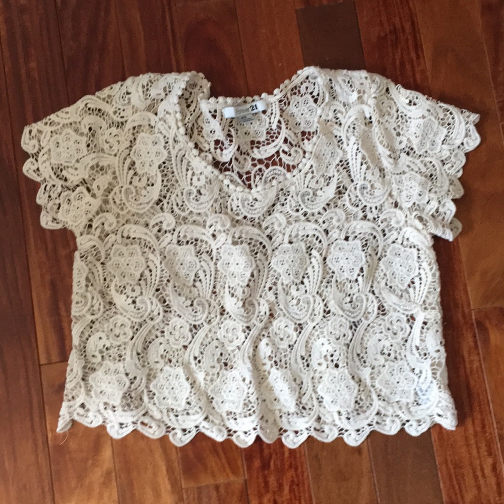 Lace Crochet Top
